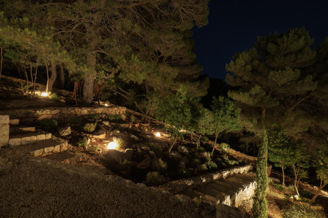Au&szlig;enbereich, Villa Hedona mit beheiztem Pool und Hydro-Massage-Bereich, Komarna Komarna