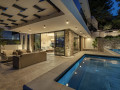Interior, Villa Hedona with a heated pool with hydro-massage area, Komarna, Croatia. Komarna