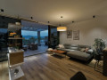 Interior, Villa Hedona with a heated pool with hydro-massage area, Komarna, Croatia. Komarna