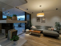 Interior, Villa Hedona with a heated pool with hydro-massage area, Komarna, Croatia. Komarna